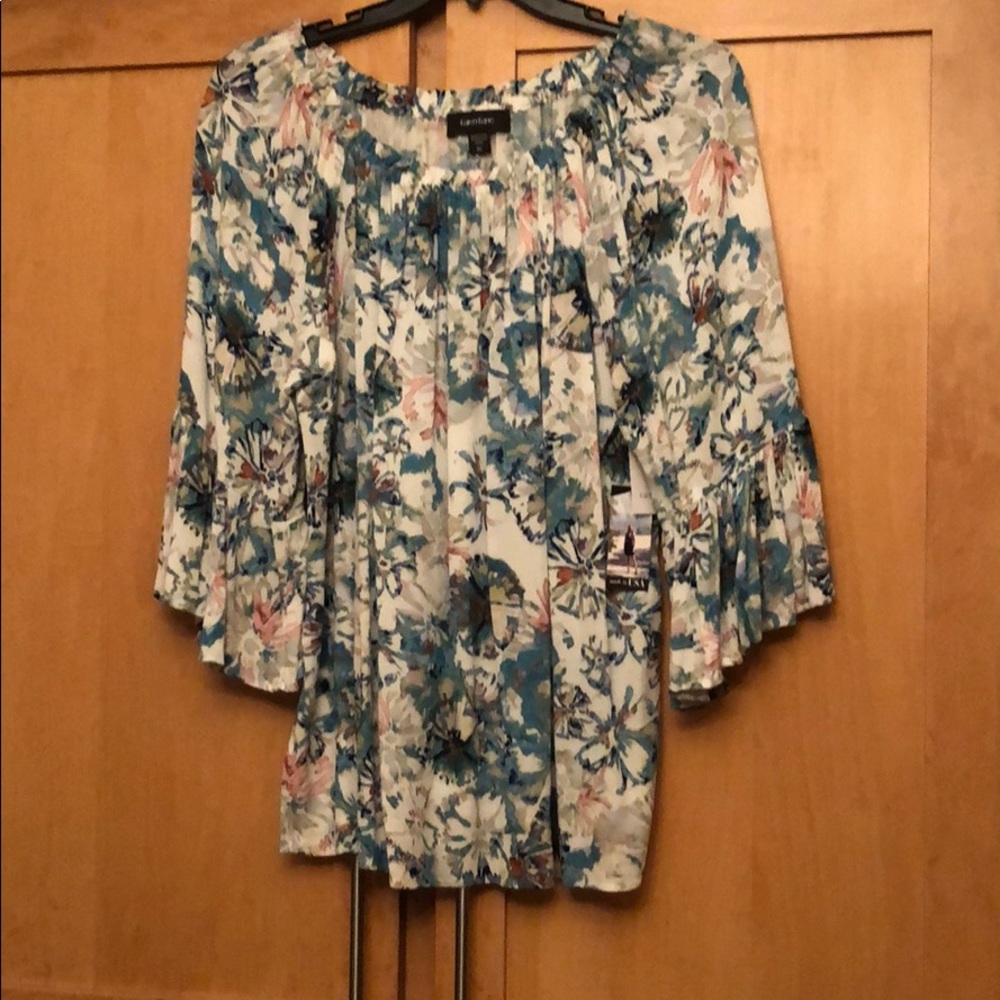 Karen Kane Ruffle Top